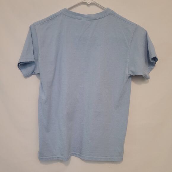 San Diego CA Dolphin Souvenir T-Shirt Light Blue Gildan Youth SZ Small Cotton - Picture 3 of 7